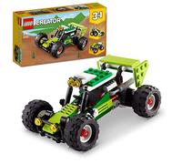 LEGO 31123 Creator 3 In 1 Off-Road Buggy To Skid Loader Digger To ATV Car Toy, 3 Vehicle Construction Set Kids 7 Plus Years Old