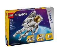 LEGO Creator 3 in 1 Space Astronaut Toy, Building Set Transforms from Astronaut Figure to Space Dog to Viper Jet, Space-Themed Gift Idea for Boys and Girls Ages 9 Years Old and Up, 31152