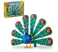 LEGO 31157 Creator 3 in 1 Exotic Peacock 7+ 355 Pieces Build a Peacock, Dragonfly or Butterfly