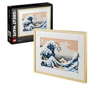 Lego 31208 Art Hokusai - The Great Wave, 3 D Japanese Wall Craft Kit, Framed Ocean Canvas, Creative Activity, Gifts For Adults