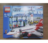 Lego 3182 city airport passenger airplane terminal building new sealed retired