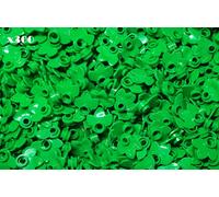 Lego 32607 Plant Plate 1x1 with 3 leaves Light Green Bundle Pack of 300.
