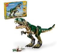 LEGO 3in1 T Rex Toy - Dinosaur Toy Building Set for Kids, Boys & Girls, Ages 9+ - 3 Building Options, Transforms from T-Rex to Triceratops to Pterodactyl - Gift Idea for Christmas, Birthdays - 31151