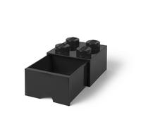 LEGO 4-Stud Black Storage Brick Drawer