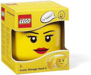 LEGO 40311725 Iconic Storage Head Small Girl Bright Yellow Easy Storage Solution