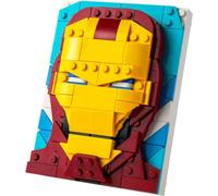 LEGO 40535 Brick Sketches Marvel Iron Man Art Display Piece Festive Birthday Gift 200 Pieces 8+