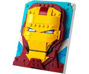 LEGO 40535 Brick Sketches Marvel Iron Man Art Display Piece Festive Birthday Gift 200 Pieces 8+