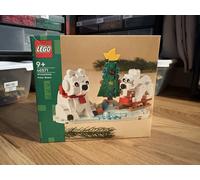 LEGO 40571 Wintertime Polar Bears Christmas 2022 New Sealed Retired