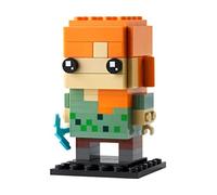 LEGO 40624 Brickheadz Minecraft Alex With Diamond Pickaxe Build This Iconic Minecraft Character in Collectible Brickheadz Form 10+ 86 Pieces