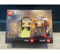 LEGO 40632 Lord of the Rings BrickHeadz Aragorn & Arwen - NEW & Sealed