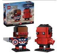 LEGO 40668 BrickHeadz Captain America & Red Hulk Figures - BNIB