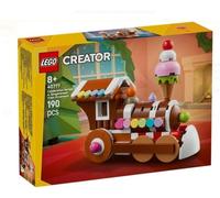 LEGO Creator Celebration Series Gingerbread Train Ornament, 190 Pieces, Set 40777, Building Toy for Ages 8+