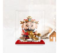 Lego 40864 God of Wealth Clear Acrylic Display Case Storage Box Dustproof Box (Model Not Included) (Clear 3mm)