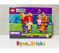 LEGO 40910 Fortnite Beef Boss & Skye BrickHeadz 288 Pieces New Sealed！