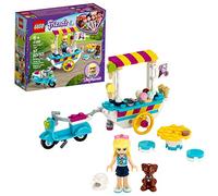LEGO 41389 Friends Ice Cream Cart Playset with Stephanie, Scooter and Dash the Dog Figure, for Kids 6+ Years old