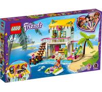 LEGO 41428 Friends Beach House Mini Dolls House Play Set with Andrea & Mia, Summer Holiday Series
