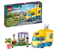LEGO 41741 Friends Dog Rescue Van, Pet Puppy Playset, Animal Toy for Kids, Girls and Boys 6 Plus Years Old, Birthday Gift Idea, 2023 Series Characters