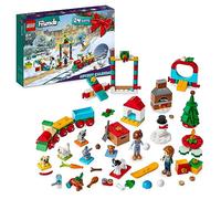 LEGO 41758 Friends Advent Calendar 2023 with 24 Surprise Gifts Including 8 Pet Figures, 2 Mini-Dolls and Festive Toys, Christmas Countdown Gift for Girls, Boys, Kids