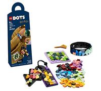 LEGO 41808 DOTS Hogwarts Accessories Pack, Harry Potter Themed Jewellery Making Kit with Bracelet, 2 Bag Tags and Stich-on Patch, DIY Craft Toy Set for Kids