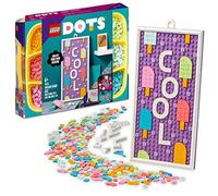 LEGO 41951 DOTS Message Board, Customisable Notice Boards, Bedroom Door Sign Idea, Craft Kit for Kids, DIY Toy Canvas Room Décor
