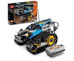 LEGO 42095 Technic Remote-Controlled Tracked Stunt Racer Toy, 2 in 1 Race Car Model with Power Functions Motor Building Set, Racing Vehicles Collection