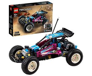 LEGO 42124 Technic Off-Road Buggy, Retro CONTROL+ App Remote Control Toy Car, Model Building Kit with Sound, Gift Idea for Boys and Girls