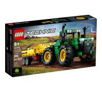 LEGO Technic John Deere 9620R 4WD Tractor Toy with Tipping Trailer, Classic Style Farm Toys for Kids, Boys & Girls 8 Plus Years Old, Collectible Model Building Set 42136