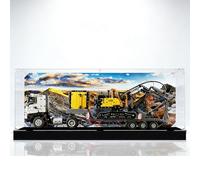 Lego 42175 Technic: Truck & Excavator Green Power Clear Acrylic Display Case - Dustproof Display Case Compatible with Lego 42175 (Model Not Included) - 3mm, Background
