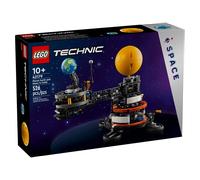 LEGO Technic Planet Earth and Moon in Orbit Building Set, Outer Space Birthday Gift for 10 Year Olds, Solar System Space Toy for Imaginative, Independent Play, Space Room Décor for Boys & Girls, 42179