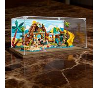 Lego 42673 Family Beach Holiday Clear Acrylic Display Case - With Friends - Dustproof Display Case Compatible with Lego 42673 (Model Not Included) - 3mm