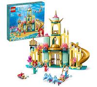 LEGO 43207 Disney Princess Ariel’s Underwater Palace, with The Little Mermaid Mini-Doll Figure & Dolphin FiguresBuildable Castle Toy, Present Idea for Kids, Girls and Boys Aged 6+