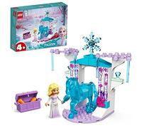 LEGO 43209 Disney Princess Elsa and the Nokk’s Ice Stable Set, with Buildable Frozen Toy Horse Figure for Kids Age 4 Plus and Mini-Doll
