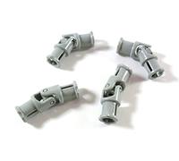 LEGO 4x 62520c01 Technic Universal Joint 3L (61903) | Light Bluish Gray