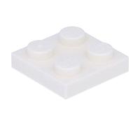 LEGO 50 x Plate 2 x 2 White