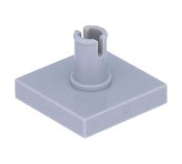 LEGO 50 x Tile, Modified 2 x 2 with Pin Light Bluish Gray