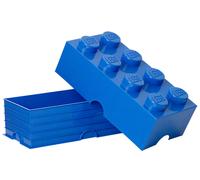 Lego Storage Brick with 8 Knobs Childrens Toy Box - Blue