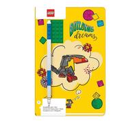 LEGO 52525 Journal Notebook - Building Dream Brick 4x6 Green w/Blue Gel Pen