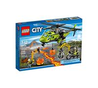 LEGO 60123 City In/Out Volcano Supply Helicopter Construction Set - Multi-Coloured