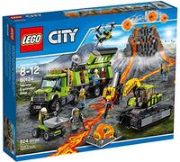 LEGO 60124 City In/Out Volcano Exploration Base Construction Set