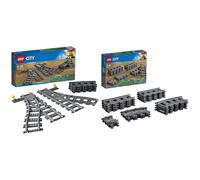 LEGO 60205 City Tracks 20 Pieces Extention Accessory Set & 60238 City Switch Tracks 6 Pieces Extention Accessory Set