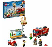 LEGO City Fire Brigade Burger Bar Fire Rescue 60214 (327 parts) - 2019