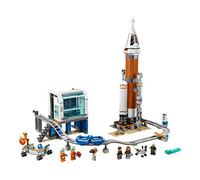 LEGO 60228 City Deep Space Rocket and Launch Control Mars Expedition Set, Space Toys for Kids inspired by NASA with Astronauts, Scientists and Robot Minifigures