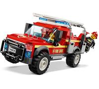 LEGO 60231 City Town Fire Chief Response Truck Set with Fire Engine and Water Cannon, Toys for Kids 5 Years Old