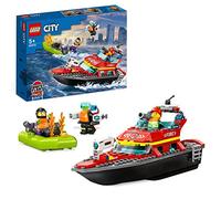 LEGO City: Fire Rescue Boat Toy, Floats on Water Set (60373)