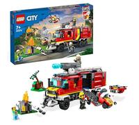 LEGO 60374 City Fire Command Unit Set, Rescue Fire Engine Toy, Ultramodern Truck with Land and Air Drones, Emergency Vehicle Toys for Kids, Boys & Girls Aged 6 Plus