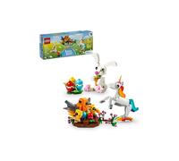 LEGO 66783 Colorful Animals Play Pack 5 in 1 Box: Easter Bunny Unicorn Toy Seahorse Toy Peacock Toy and Birds in a Nest Easter Basket Stuffer fo