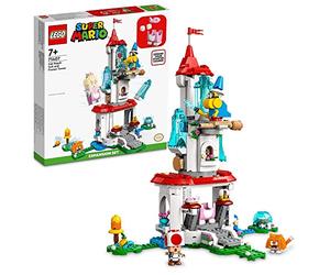 LEGO 71407 Super Mario Cat Peach Suit and Frozen Tower Expansion Set, Buildable Game with Castle Toy and Costume, plus Kamek & Toad Figures, Collectible Gifts for Kids, Girls & Boys