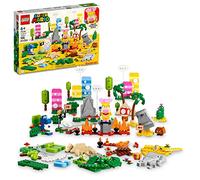 LEGO 71418 Super Mario Creative Box - Level Designer Set with Grass, Lava and Desert Models to Combine with Starter Set, Toy Figures for Children
