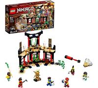 LEGO 71735 NINJAGO Tournament of Elements Temple Construction Set with Battle Arena and Limited Edition Golden Lloyd Doll, Toy for Children
