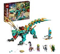 LEGO 71746 NINJAGO Jungle Dragon Building Set, with Ninja Lloyd and Zane Minifigures, Toys for 8 + Years Old Boys and Girls